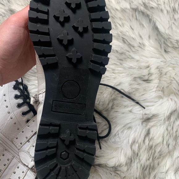 Rebecca Minkoff Jaiden stud combat boots size 8.5 - Picture 5 of 16
